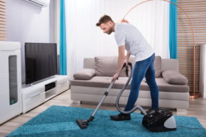 What is the fastest way to deep clean your living room