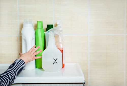 How can I use cleaning products safely