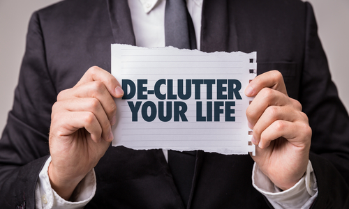 What is the fastest way to purge clutter
